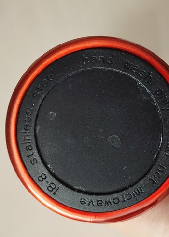 Parlak Turuncu Tantitoni Termos Bardak - Görsel 5