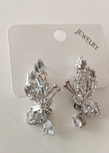 Baget taşlı Küpe - Görsel 3