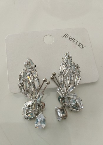 Baget taşlı Küpe - Görsel 5