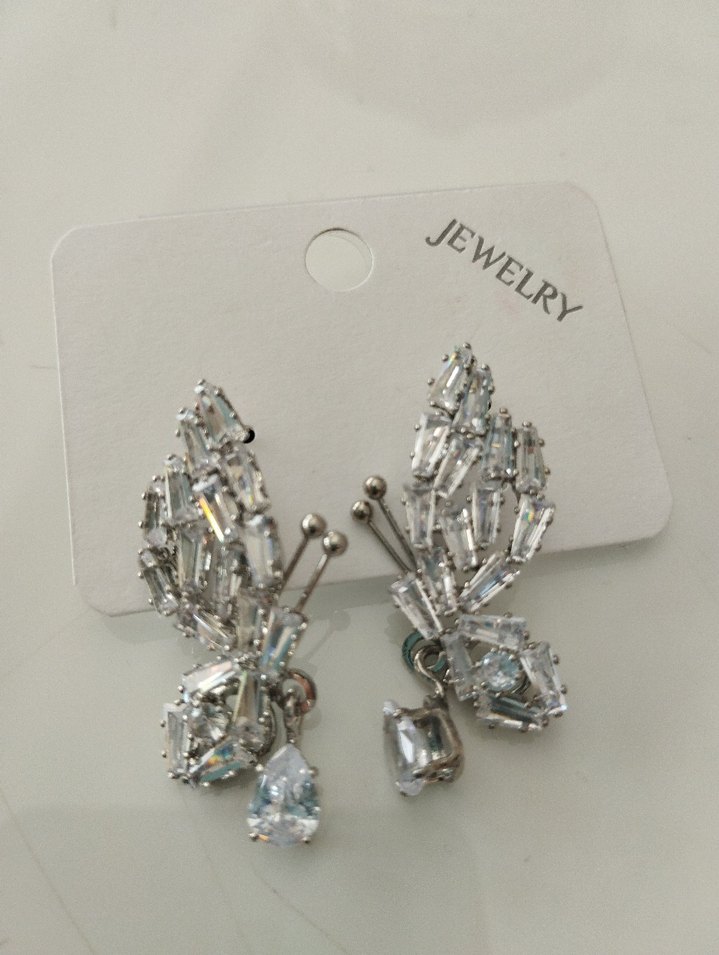 Baget taşlı Küpe - Görsel 5