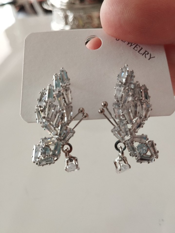 Baget taşlı Küpe - Görsel 2