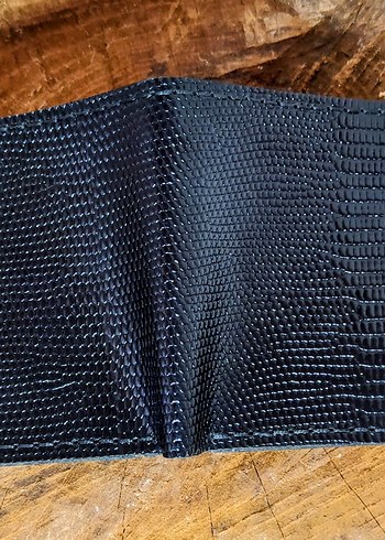 Siyah Baskılı Erkek Cüzdanı - Görsel 3