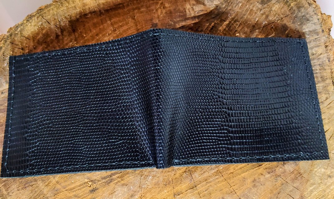 Siyah Baskılı Erkek Cüzdanı - Görsel 3