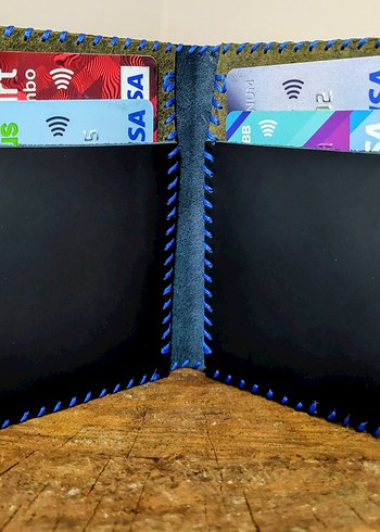 Siyah Minimalist Erkek Cüzdanı - Görsel 2