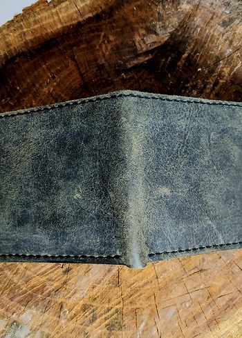 Haki Vintage Erkek Cüzdanı - Görsel 2