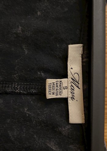 Siyah Batik Desenli Kot Midi Elbise - Görsel 3