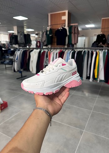 Puma Beyaz Pembe Sneaker 37 ve 40 Numara
