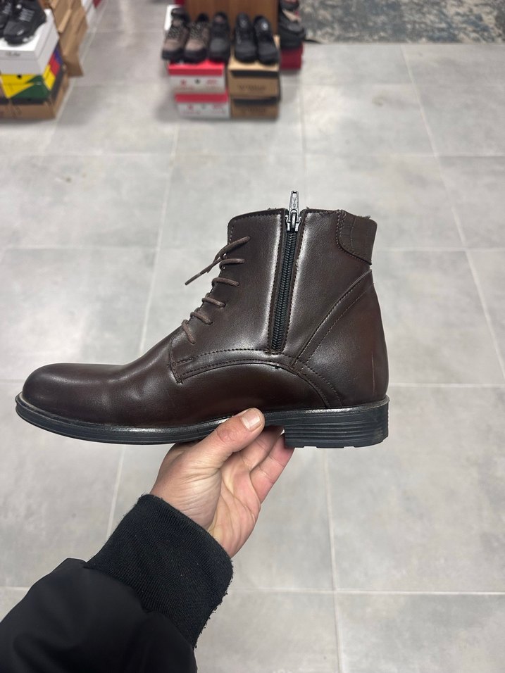 Erkek Kahve Bot 40-41 Numara  Sıfır Kutulu - Görsel 3