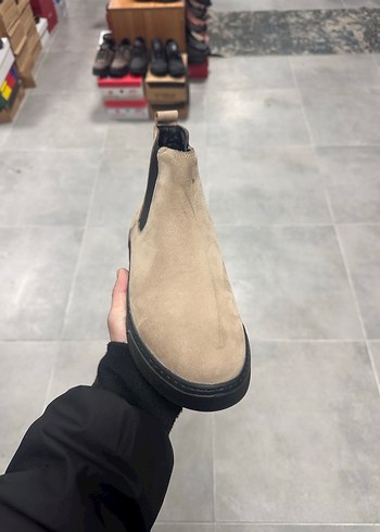 Erkek Krem Renk Deri Bot 4144 Numara  Sıfır Kutulu - Görsel 3