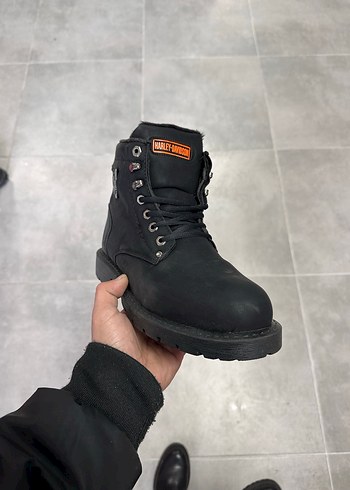 Erkek Siyah Deri Bot 43 Numara  Sıfır Kutulu - Görsel 3