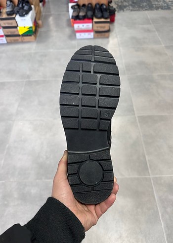 Erkek Siyah Deri Bot 43 Numara  Sıfır Kutulu - Görsel 6