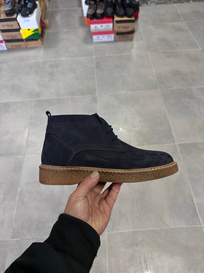 Erkek Lacivert Dikişli Bot 414344 Numara  Sıfır Kutulu - Görsel 2
