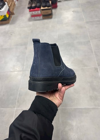 Erkek Koyu Lacivert Deri Bot 4243 Numara  Sıfır Kutulu - Görsel 10