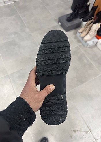 Erkek Koyu Lacivert Deri Bot 4243 Numara  Sıfır Kutulu - Görsel 4