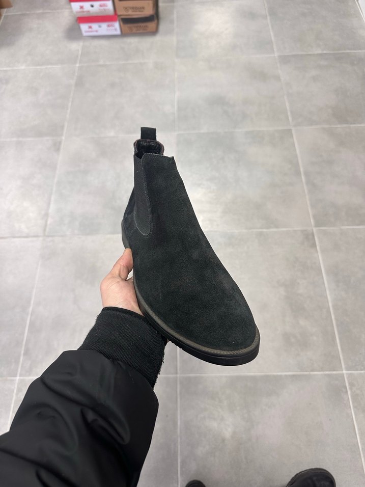 Erkek Bordo Süet Deri Bot 44 Numara  Sıfır Kutulu - Görsel 3