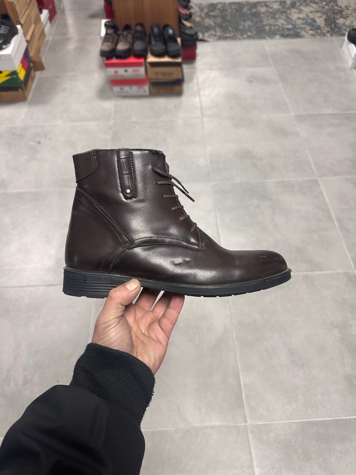 Erkek Kahve Bot 40-41 Numara  Sıfır Kutulu - Görsel 3