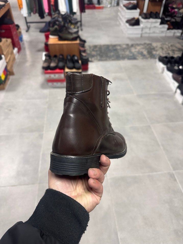 Erkek Kahve Bot 40-41 Numara  Sıfır Kutulu - Görsel 5