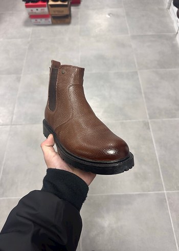 Erkek Koyu Kahve Deri Bot 41 Numara  Sıfır Kutulu - Görsel 5