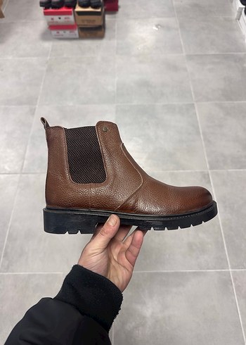 Erkek Koyu Kahve Deri Bot 41 Numara  Sıfır Kutulu - Görsel 4