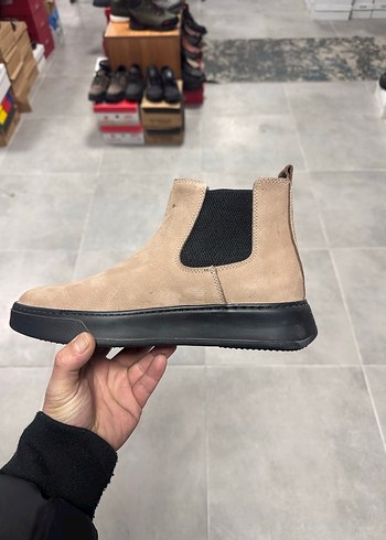 Erkek Krem Renk Bot 41-4243-44 Numara  Sıfır Kutulu - Görsel 4