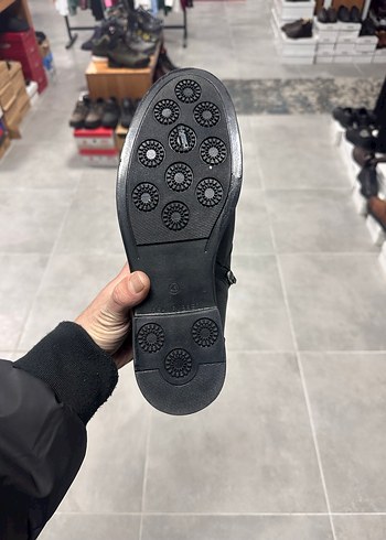 Erkek Siyah Deri Bot 43 Numara  Sıfır Kutulu - Görsel 3