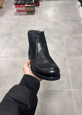 Erkek Siyah Deri Bot 43 Numara  Sıfır Kutulu - Görsel 5