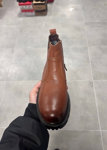 Erkek Kahverengi Deri Bot 41 Numara  Sıfır Kutulu - Görsel 3