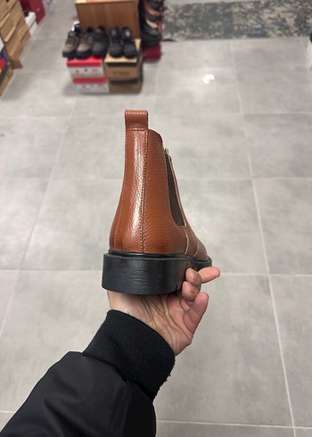 Erkek Kahverengi Deri Bot 41 Numara  Sıfır Kutulu - Görsel 5