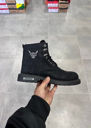 Erkek Harley Davidson Siyah Bot 44 Numara  Sıfır Kutulu - Görsel 2