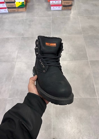 Erkek Harley Davidson Siyah Bot 44 Numara  Sıfır Kutulu - Görsel 3