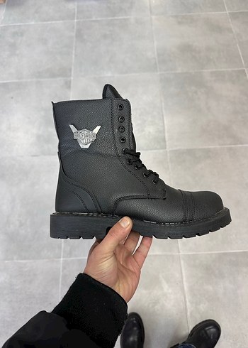 Erkek Siyah Harley Davidson Bot 414344 Numara  Sıfır Kutulu - Görsel 4
