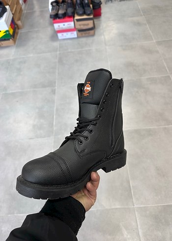 Erkek Siyah Harley Davidson Bot 414344 Numara  Sıfır Kutulu - Görsel 2