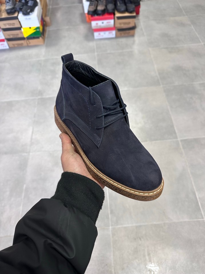 Erkek Lacivert Dikişli Bot 414344 Numara  Sıfır Kutulu - Görsel 5