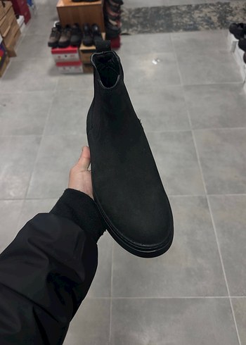 Erkek Siyah Deri Bot 41-4243-44 Numara  Sıfır Kutulu - Görsel 6