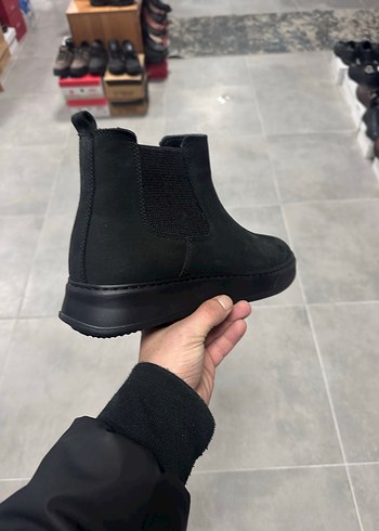 Erkek Siyah Deri Bot 41-4243-44 Numara  Sıfır Kutulu - Görsel 3