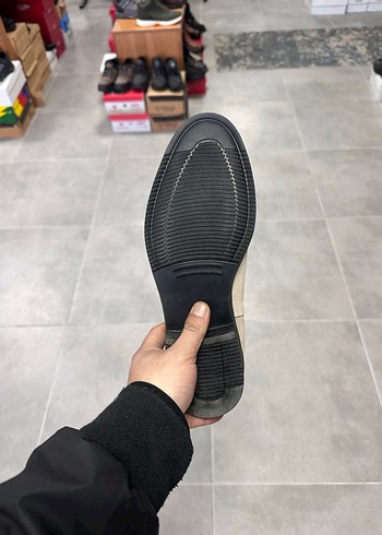 Erkek Krem Süet Deri Bot 42-43-44 Numara  Sıfır Kutulu - Görsel 6