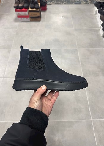 Erkek Koyu Lacivert Deri Bot 41-4243-44 Numara  Sıfır Kutulu - Görsel 2