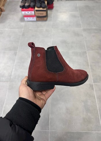 Erkek Bordo Süet Deri Bot 4144 Numara  Sıfır Kutulu - Görsel 5