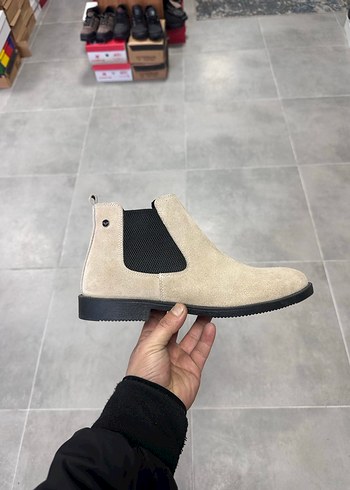 Erkek Krem Süet Deri Bot 42-43-44 Numara  Sıfır Kutulu - Görsel 2