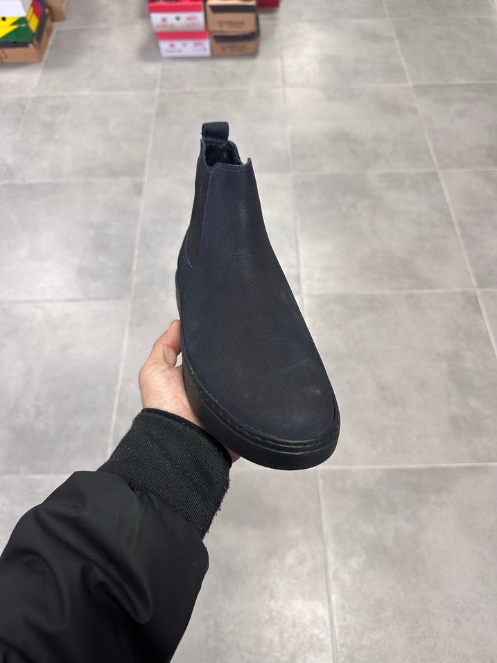 Erkek Lacivert Süet Deri Bot 41
44 Numara  Sıfır Kutulu - Görsel 4