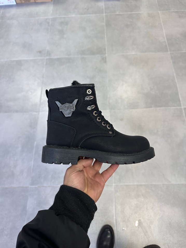 Harley Davidson Bot 37-38-39-40 Numara  İçi Polarlı, Yeni - Görsel 2