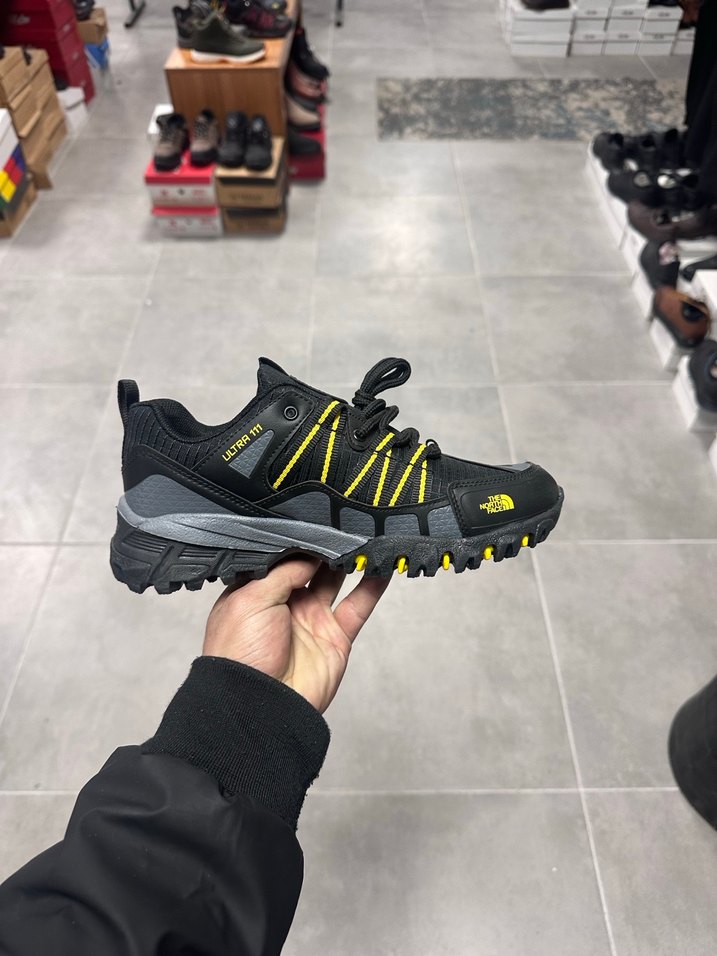 North Face Sarı Siyah Erkek Outdoor Spor Ayakkabı - Görsel 4