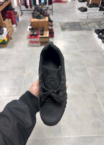 Siyah Bağcıklı Outdoor Erkek Spor Ayakkabı Su geçirmez Kaymaz - Görsel 3