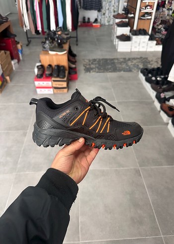Turuncu Siyah North Face Outdoor Erkek Spor Ayakkabı - Görsel 4