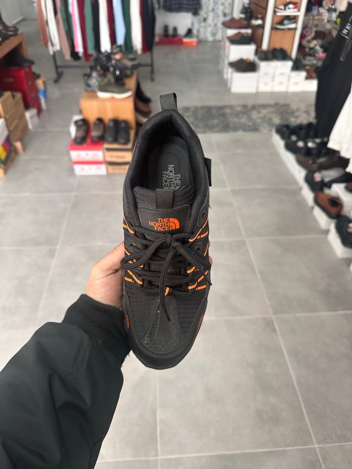 Erkek Turuncu North Face Outdoor Spor Ayakkabı - Görsel 3