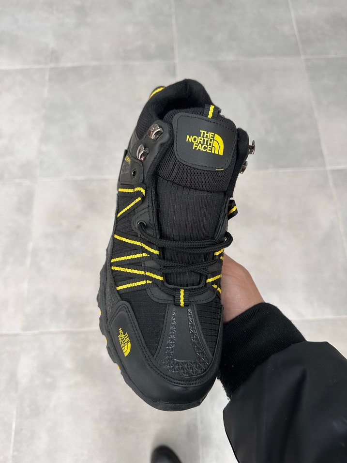 North Face Sarı Desenli Erkek Outdoor Spor Ayakkabı - Görsel 2