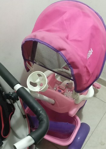 Hello Kitty Pastel Pembe Çocuk Üç Tekerlekli Bisiklet