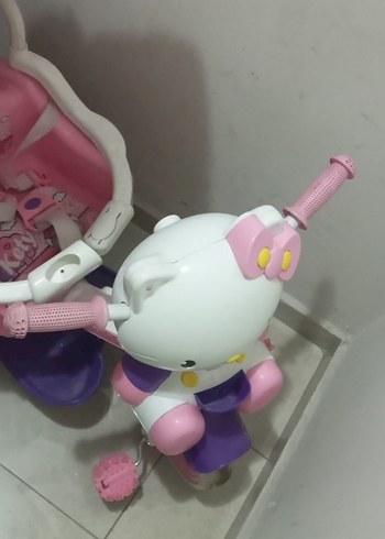  Beden Pastel Pembe Çocuk Üç Tekerlekli Bisiklet