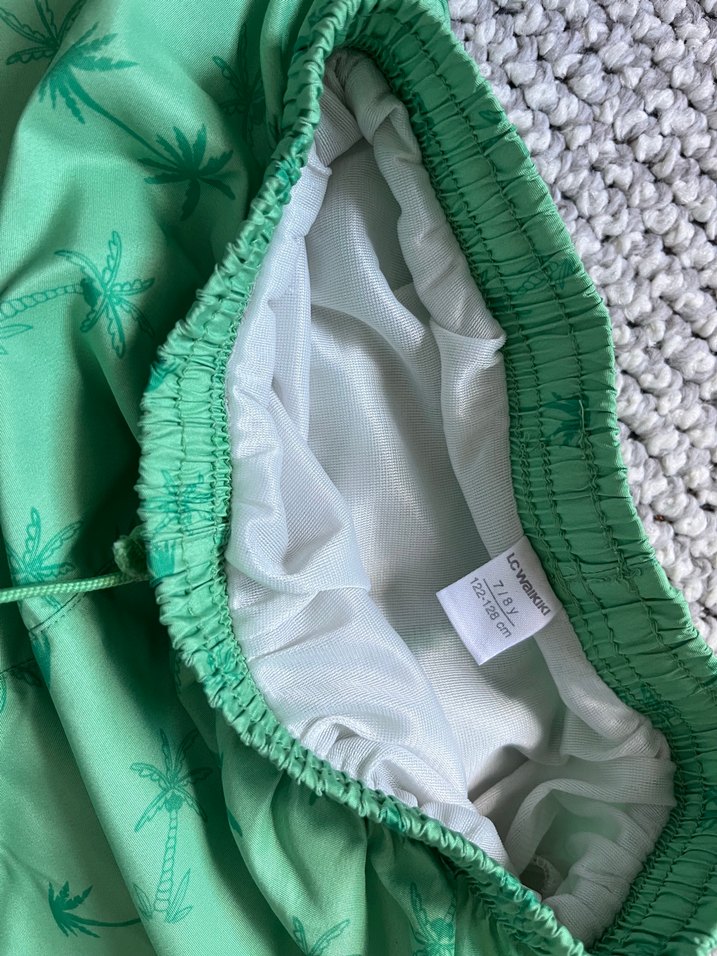 Yeşil Erkek çocuk Deniz Şortu - Görsel 2