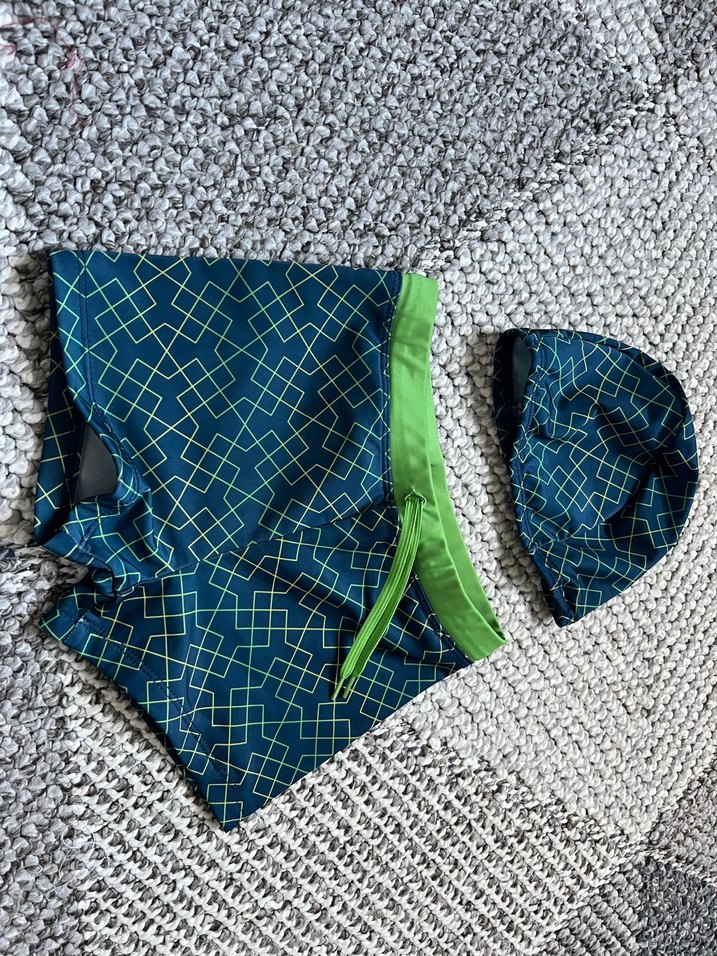 Koyu mavi deniz şortu - Görsel 2